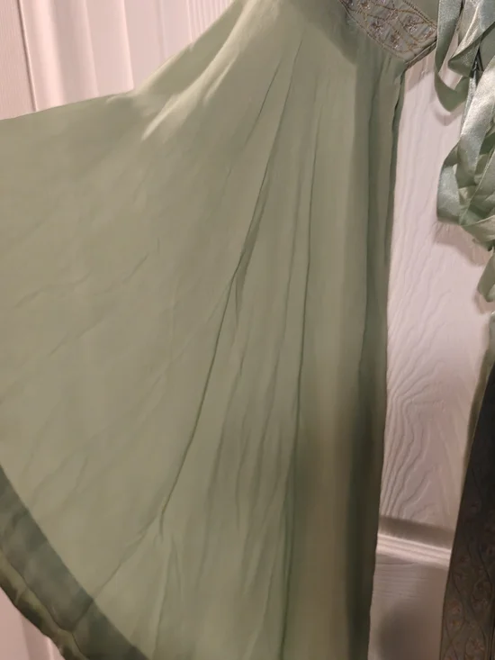 Holy Clothing Elinor Maxi Dress Spring Basil - Picture 4 of 7